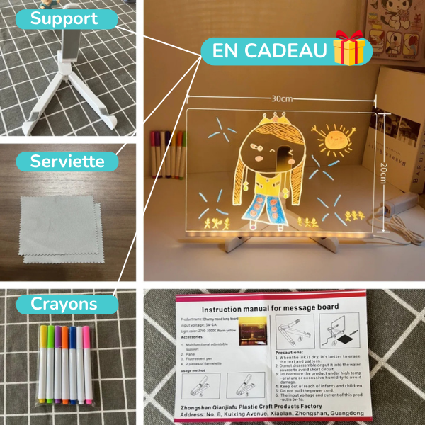 BrilloPad™  Tableau lumineux à LED